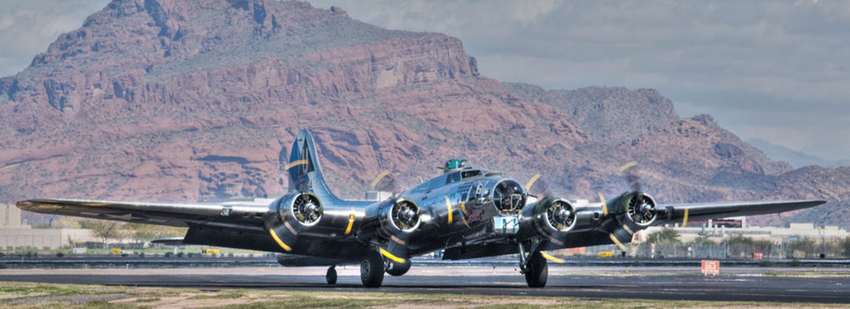 Boeing B-17 at Falcon Field Airport