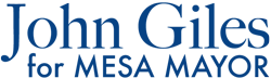 John Giles for Mesa Mayor 2020 Logo